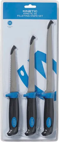 Kinetic SS Messer G190 4-teilig Schwarz/Blau