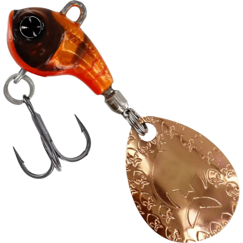 Westin DropBite Tungsten Spin Tail Jig 2cm 13g Fire Craw
