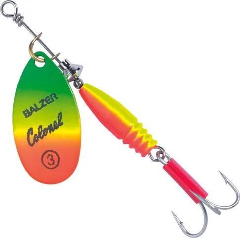 Balzer Colonel Classic Spinner 10g Fluo rot-gelb-grün