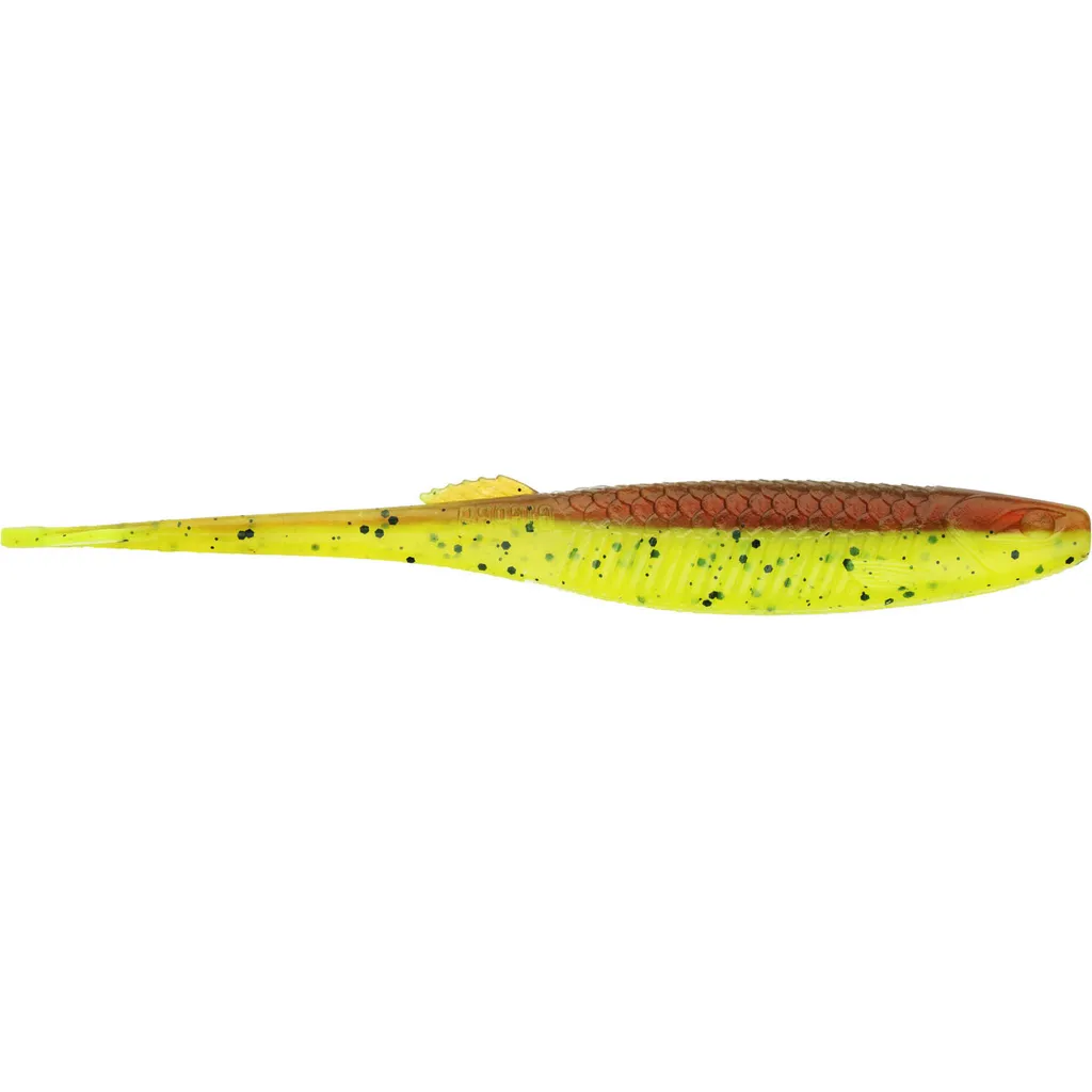 Rapala CrushCity The Stingman Gummiköder 10 4.5g Motor Oil Chartreuse