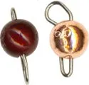 FTM Omura Tungsten Cheburashka Jig Heads 2g rot/kupferfarben