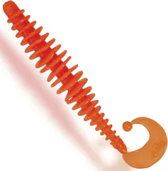 Quantum Magic Trout T-Worm Jig Gummiköder 5.5cm 1.5g Neon Orange