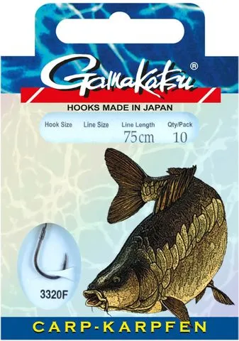 Gamakatsu Carp LS-3320 Ready-made Rig 1 75cm 10pcs Mono