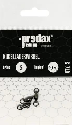 Predax Kugellagerwirbel black nickel 40kg