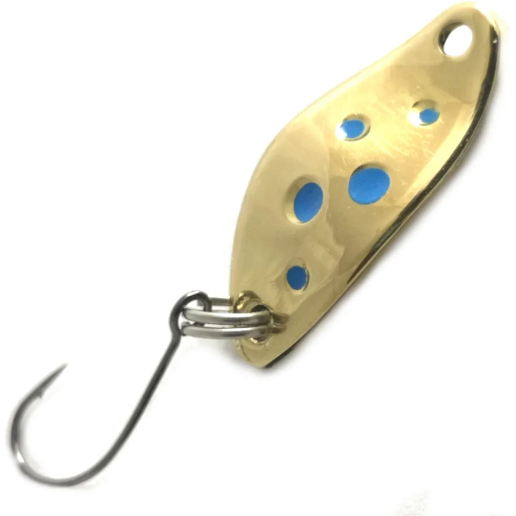 Troutwerk Spoon 1.5g 2.3cm Gold Blaue Punkte
