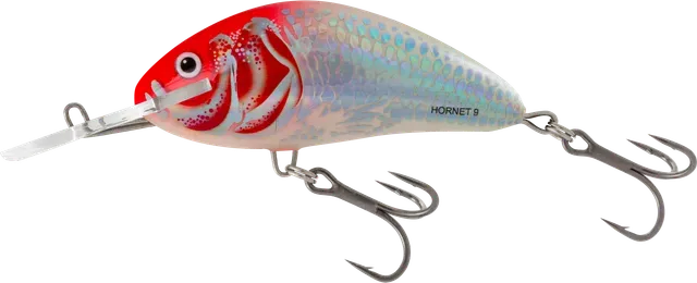 Salmo Hornet Floating 9cm Holo Red Head