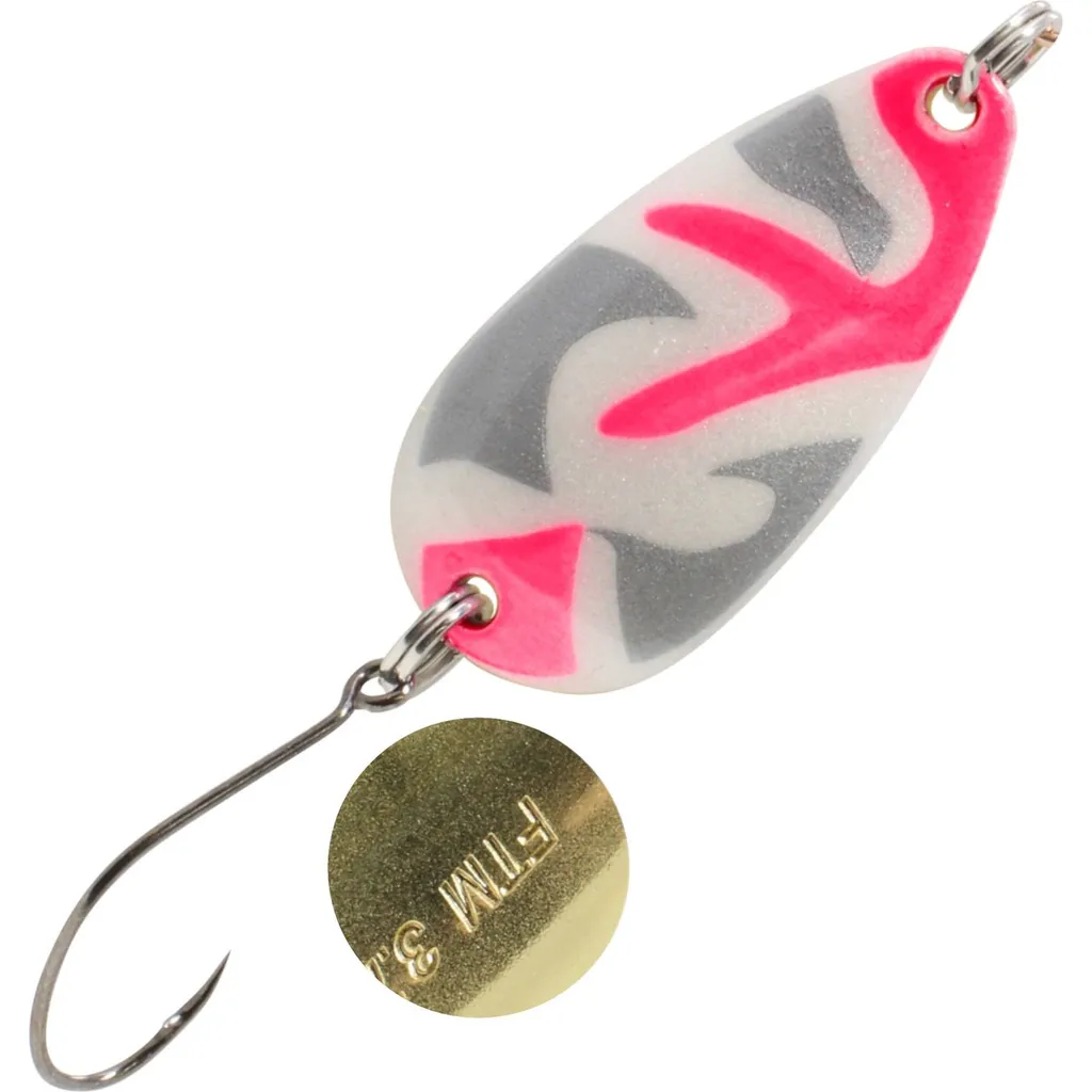 FTM Spoon Bee Blinker 114052 3,1cm 3,7g Silber Pink Weiß Gold