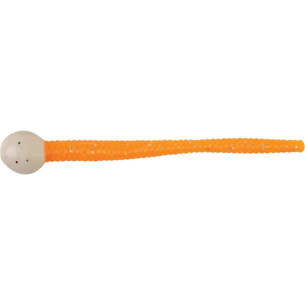 Berkley PowerBait Floating Mice Tails Gummiköder Glow Orange Silver 8cm