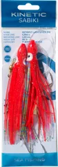 Kinetic Sabiki Octopus Lightstick Ready-Made Rig 130cm #6/0 Red Blue