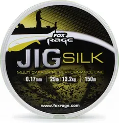 Fox Rage Jig Silk Braided Line 0.17mm 13.15kg 120m Fluro Green