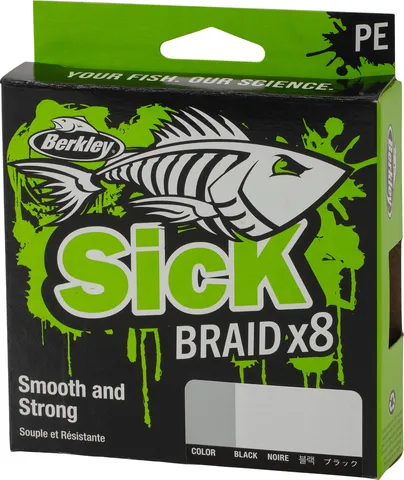 Berkley Sick Braid Fishing Line 0.33mm 38.1kg 300m Black
