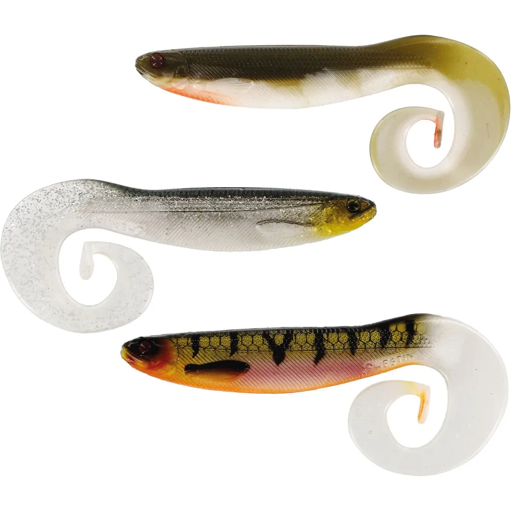 Westin Curl Teez Gummiköder 7cm 3.5g Clear Water Mix