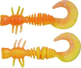 Berkley PowerBait Power Curly 4cm Fluorescent Orange/Sunshine Yellow