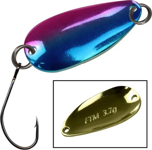 FTM Spoon Bee 3.1cm 3.7g Pink-Blau/Goldfarben