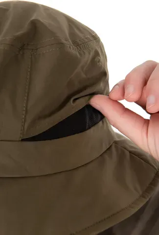 Fox Khaki Boonie Bucket Hat Polyester