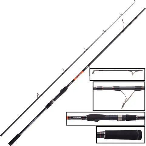 Balzer Shirasu Big Bait Spinnrute 2.42m 85–160g 241g High Modulus IM-8 Carbon