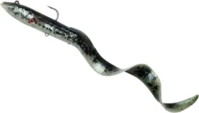 Savage Gear 4D Real Eel Swimbait 20cm 38g Black Green Pearl PHP