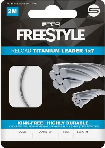 Spro Freestyle Reload Titanium Leader 0.40mm 11kg 2m
