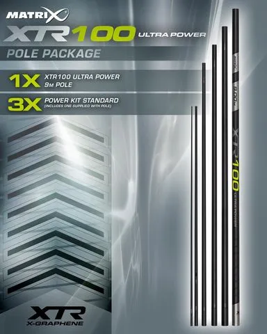 Matrix XTR100 Ultra Power Angelrute 9m
