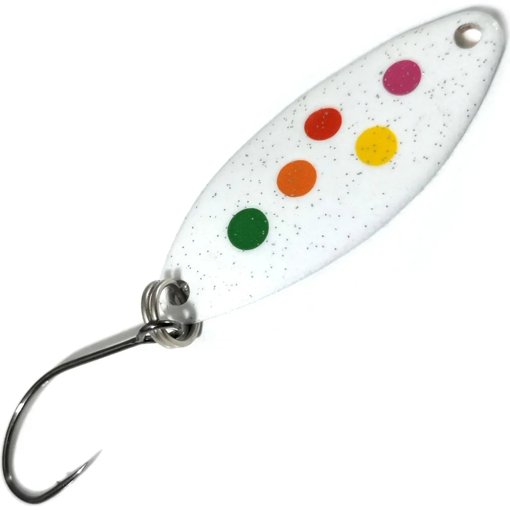Troutwerk Spoon Blinker 70305 3.3cm 2.5g Weiß Mehrfarbig