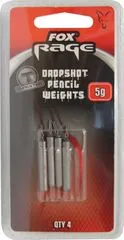 Fox Rage Drop Shot Tungsten Weight Sinker 5g 4pcs