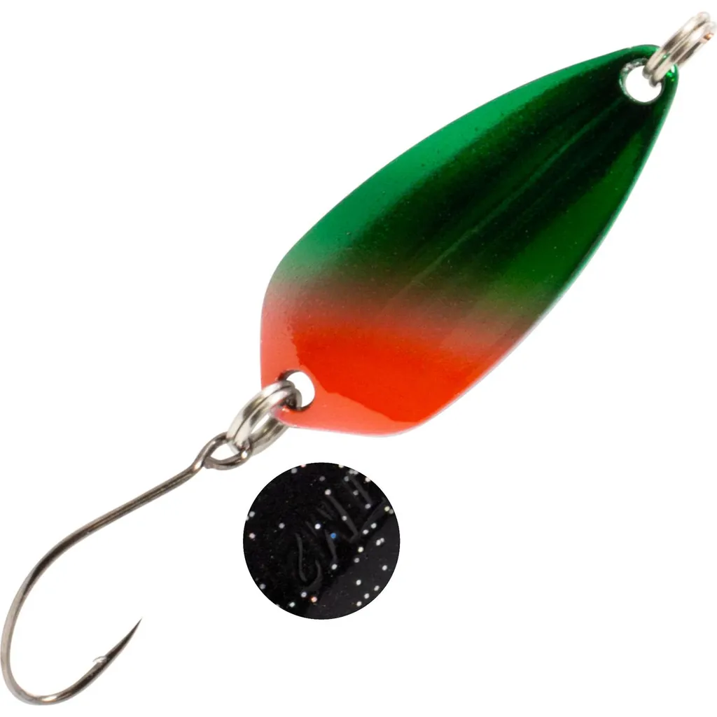 FTM Spoon Wasp Forellenblinker 2,9cm 2,5g Grün Orange Schwarz