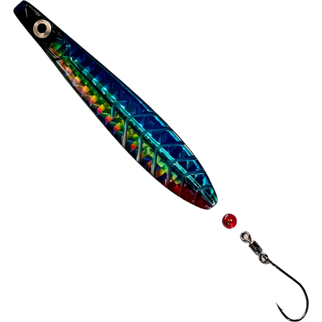 Troutwerk ParaLAXX Meerforellenblinker 10g Schwarz Blau Holo