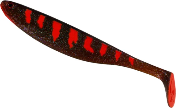 Westin ShadTeez Slim V2 Gummiköder 27cm 99g Motoroil Blood