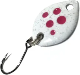 Troutwerk Spoon 1.2cm 0.8g White/Pink Dots