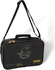 Black Cat Battle Cat Lure Wallet 38x25x10cm 2 Compartments Nylon Waterproof