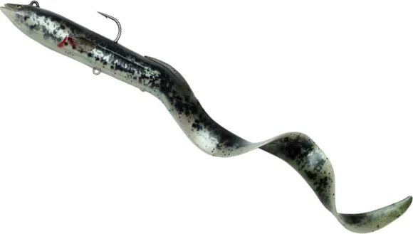 Savage Gear 4D Real Eel Swimbait 20cm 38g Black Green Pearl PHP