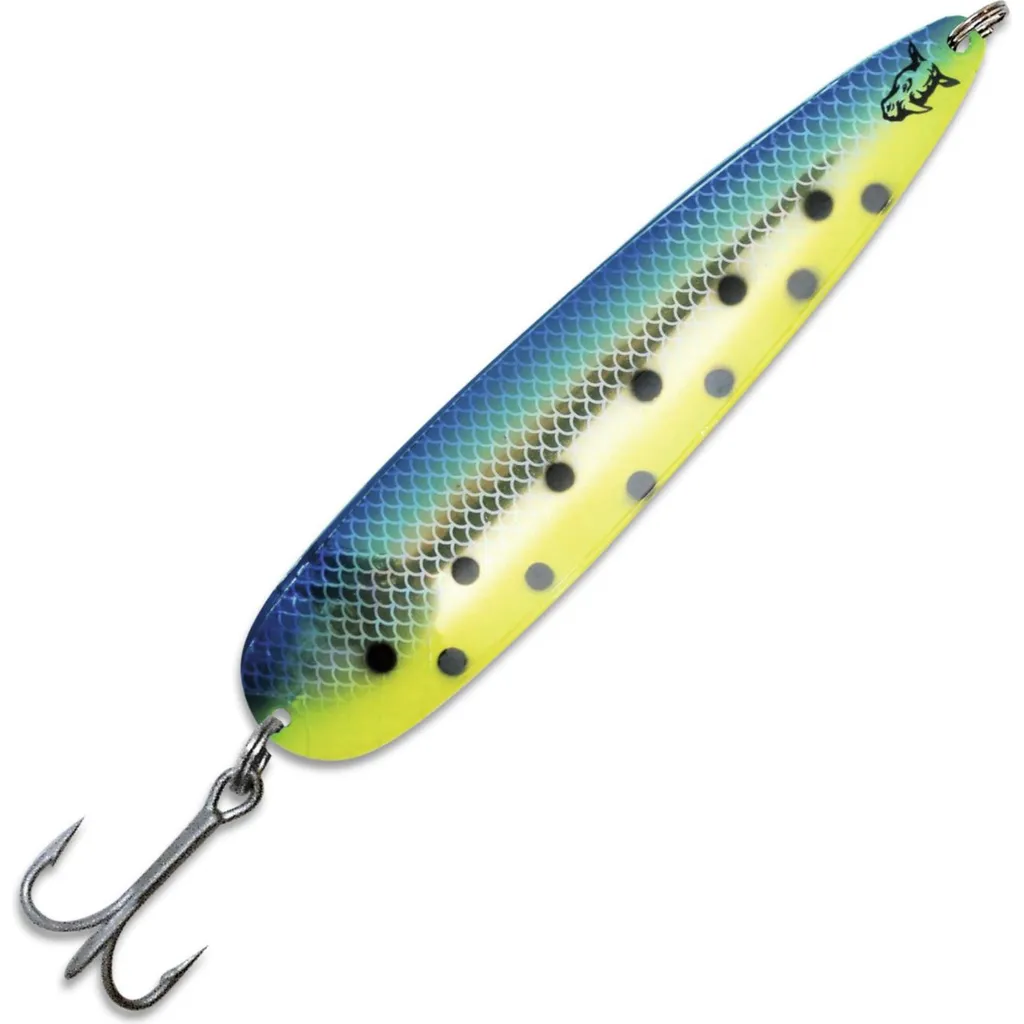 Rhino Trolling Spoons Blinker 11.5cm 16g Gold Swedish Flag