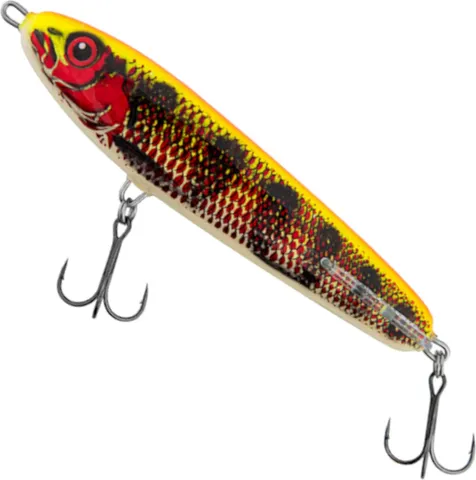 Salmo Sweeper Jerkbait 12cm Holo Red Perch Sinking