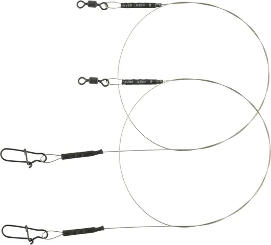 Spro Matt Black Leader 1x19 25cm 14kg 0.5mm