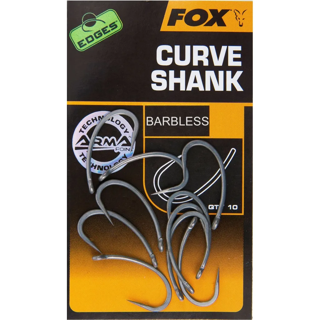 Fox Edges Armapoint Curve Shank Hooks #8B
