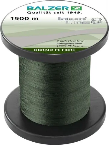 Balzer Iron Line 8 Geflochtene Schnur 1500m