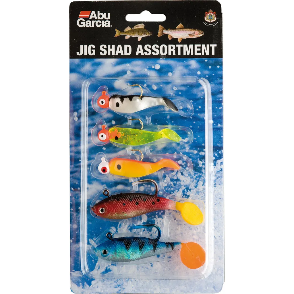 Abu Garcia Jig Shad Assortment Köderset 5pc Assorted