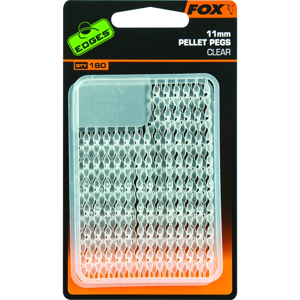 Fox Edges Pellet Pegs 1.1cm Clear