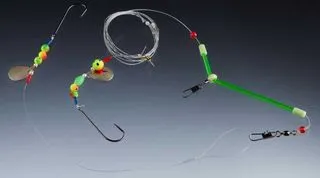 Balzer Brandungssystem Ready-made Rig 95cm Gr. 1 Wurmhaken