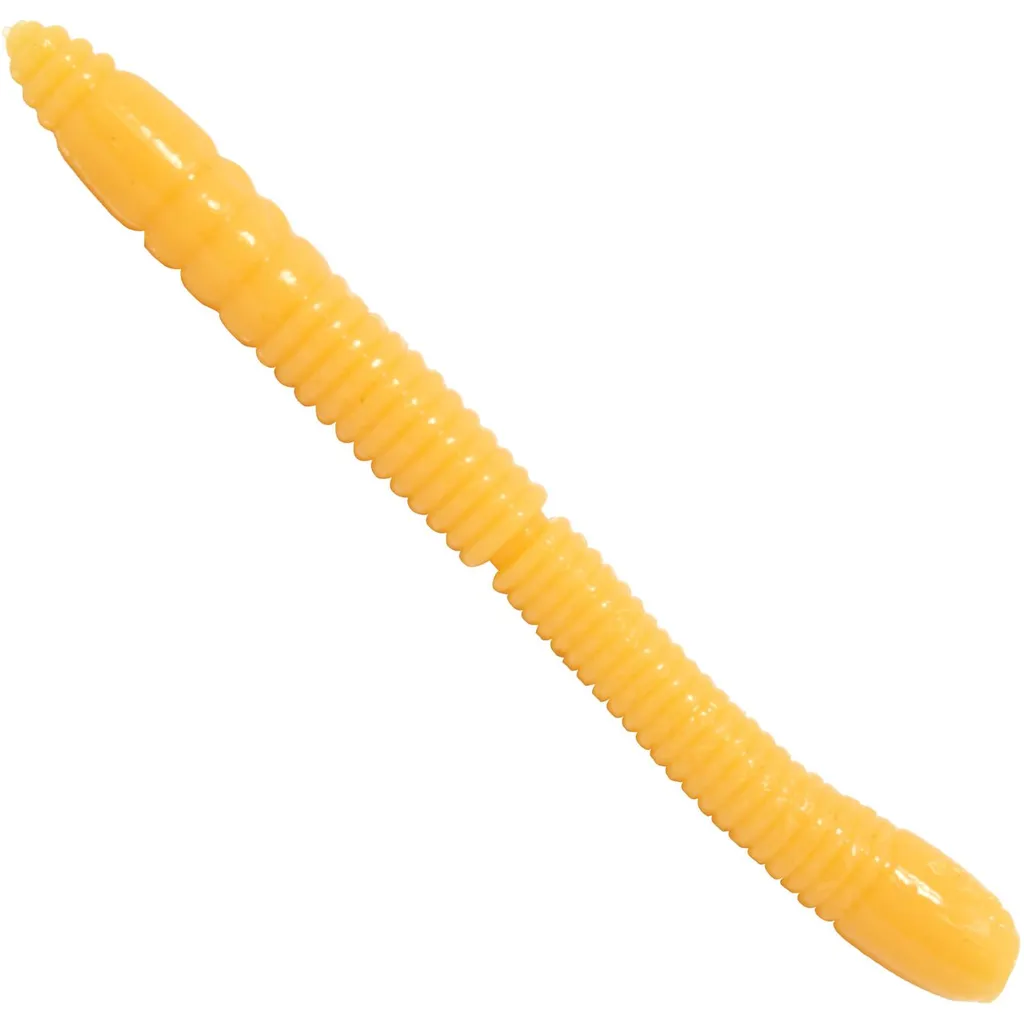 FTM Omura Baits Wurmy Gummiköder 6,5cm 15,8g Gelb