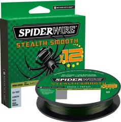 SpiderWire Stealth® Smooth 12 Braid Moss Green 0.23mm 23.6kg 2000m