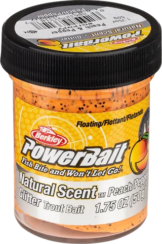 Berkley PowerBait Trout Bait Fruits 50g Peach & Pepper