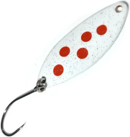 Troutwerk Spoon 3.3cm 2.5g White/Red Dots
