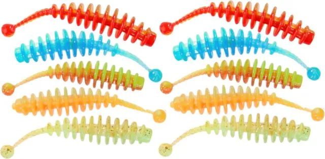 Balzer Trout Collector Pinball Mix Weiche Köder 10pc Rubber Jig