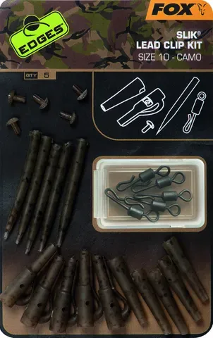 Fox Edges Rig-Zubehör Lead Clip Kit 10 5pcs