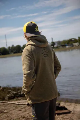 Black Cat Polar Fleece Hoodie S