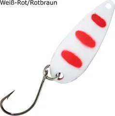 Balzer Spoon Swindler 2.3g Weiß-Rot/Rotbraun