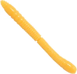 FTM Omura Baits Wurmy Käse Gummiköder 6.5cm 15.8g Gelb