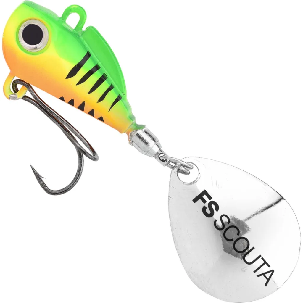 Spro Freestyle Scouta Spin Tail 10g Fire Tiger