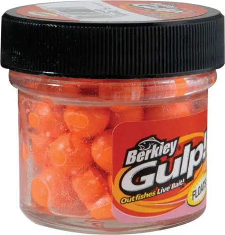 Berkley Gulp! Floating Salmon Eggs 32pc 16g Fluorescent Orange